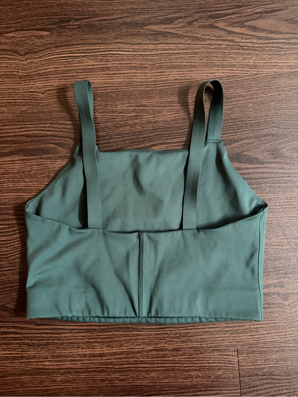 Girlfriend Collective Olive Square-Neck Sports Crop Top — image 3 of 3